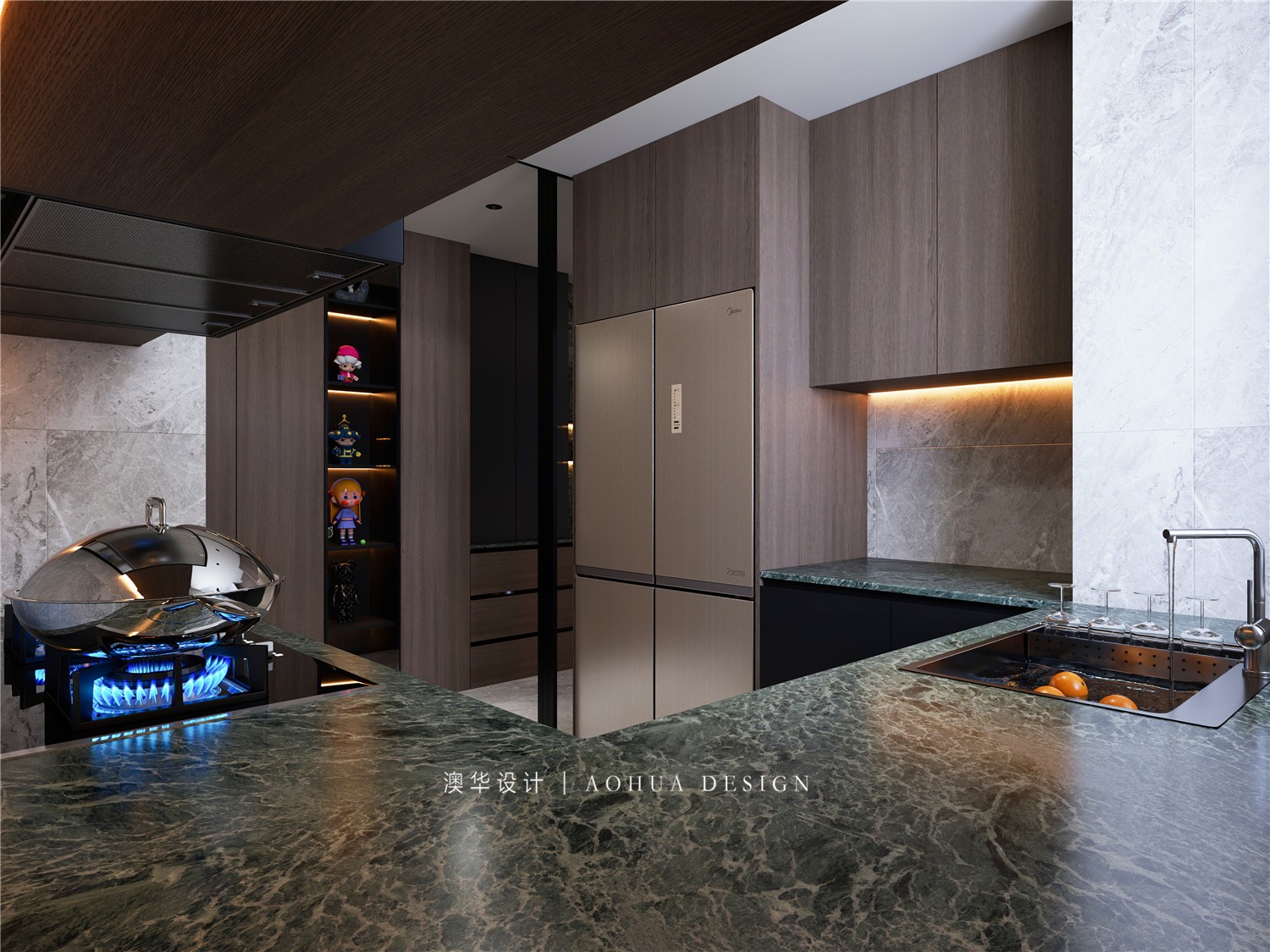 武漢潤府裝修,意式輕奢風格 武漢潤府裝修,意式輕奢風格